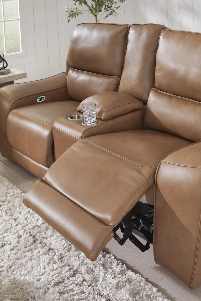 DeepWakes Power Reclining Loveseat with Console