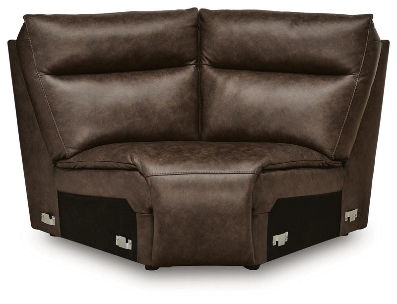 ModZ Power Reclining Sectional with Audio Consoles