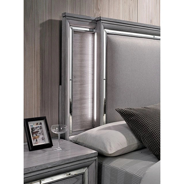 Alanis Light Gray Cal.King, E.King, & Queen Bed